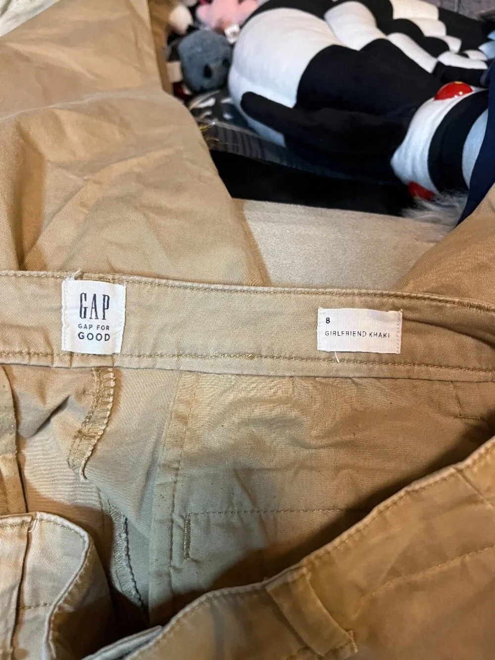 GAP Girlfriend Khaki Pants Size 8